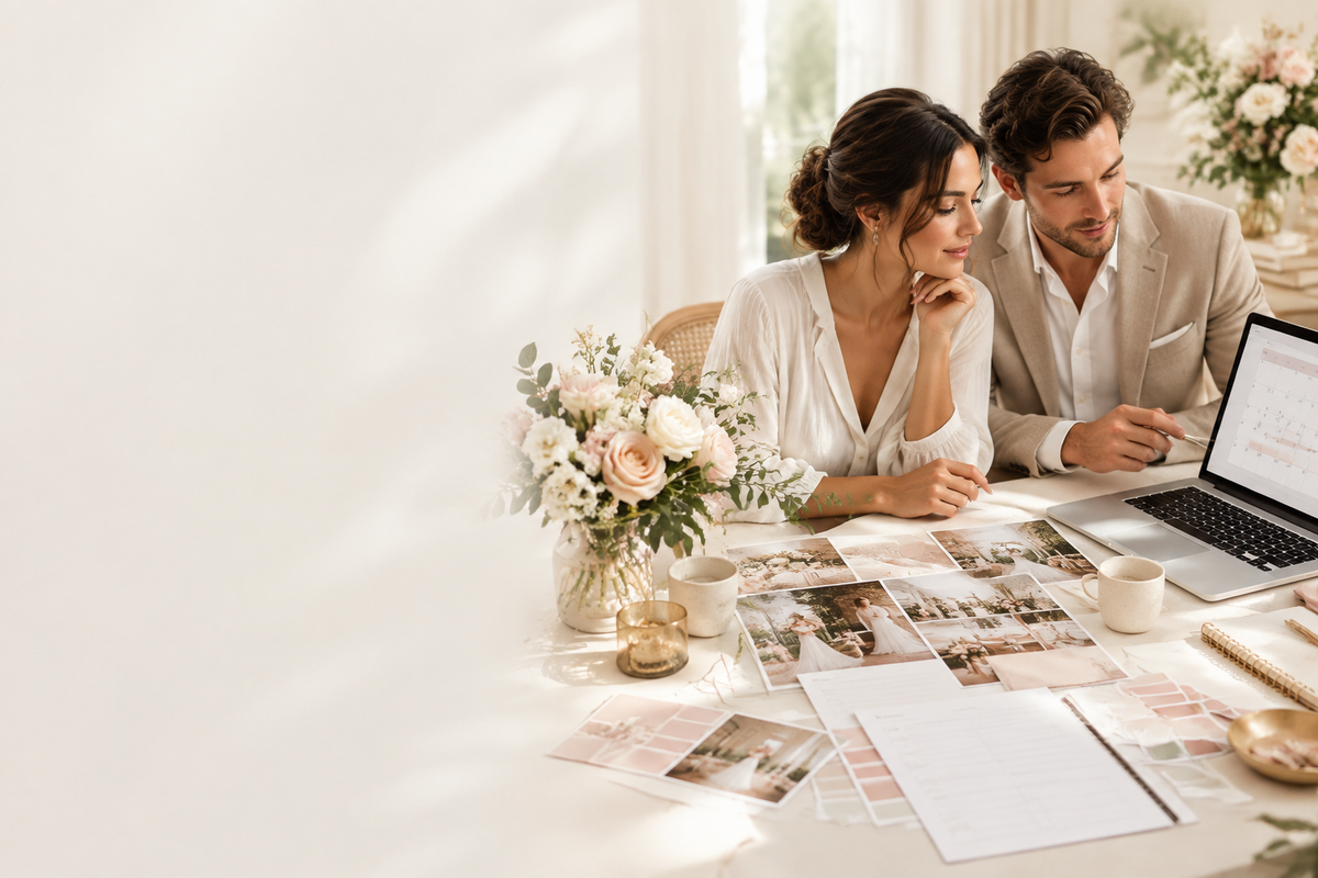 Wedding planning banner concept